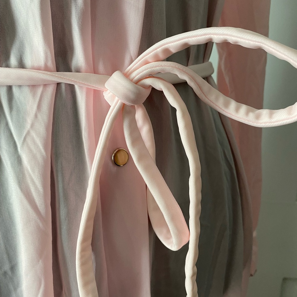 Vintage Pink S Delicate Embroidered sleeve Cottagecore feminine - Picture 3 of 13